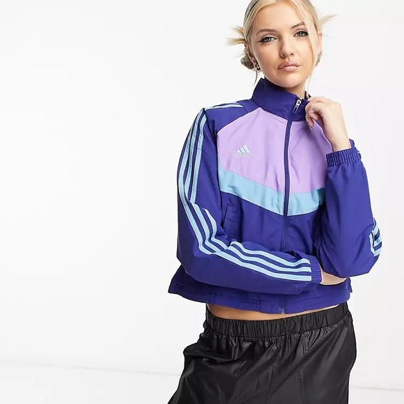 NEW Adidas Tiro Woven Blue Victory Jacket - Picture 1 of 9